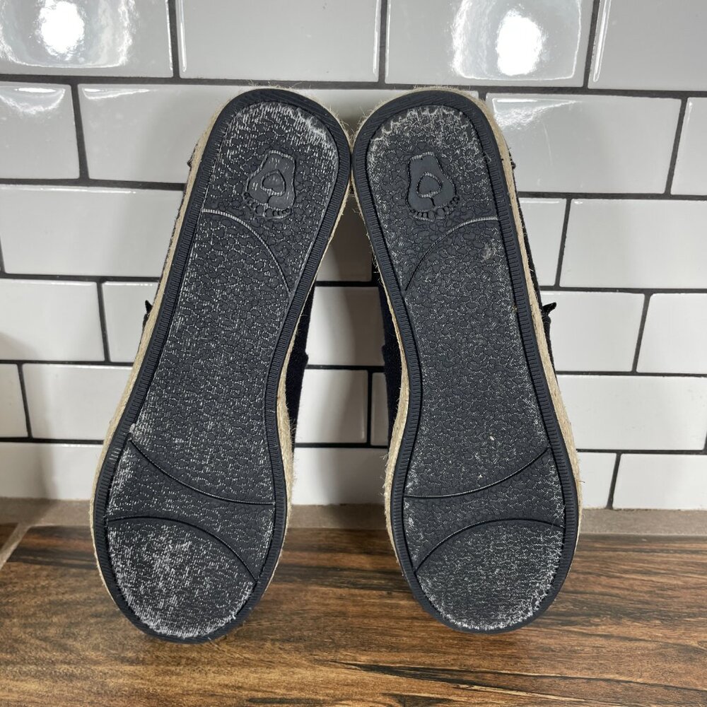 Skechers BOBS Highlights High Jinx Womens Sz 7.5 Shoes Black Canvas Espadrille - Picture 8 of 13
